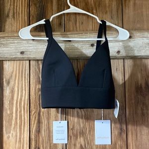 Self portrait zipback shirt/bra